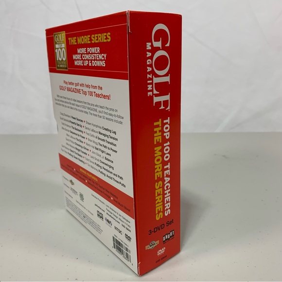 DVD box set of 3- Golf Magazine Top 100 teachers in America- The More Series - Picture 10 of 11